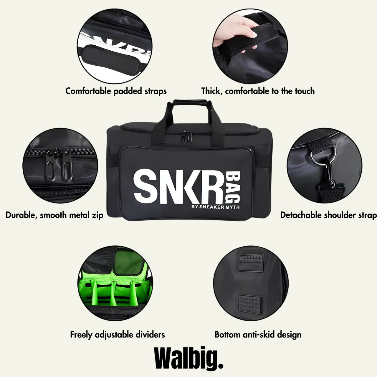 SNKR Buddy: All-in-One Gym & Sport Bag