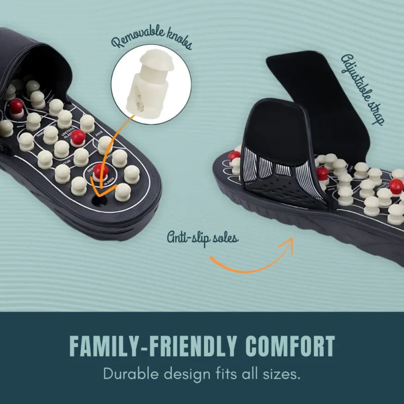 FeetyFirst Acupressure Massage Slippers - Image 4